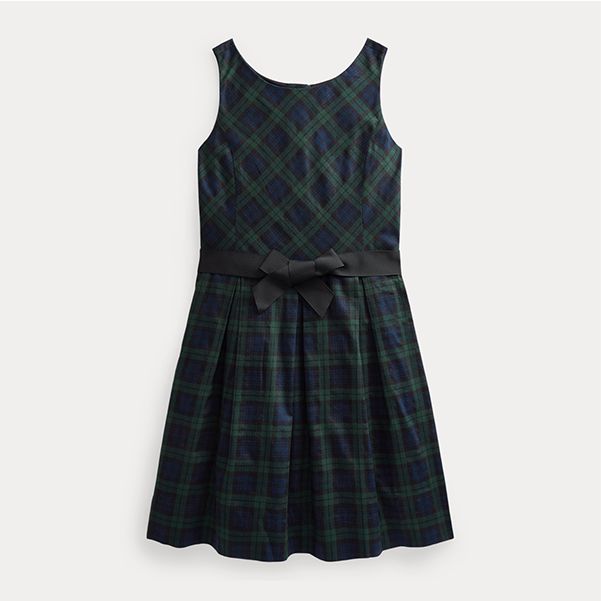 Plaid Cotton Sateen Dress – JA uniforms